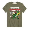 thumbnail image 1 of Toy Story - Christmas Saurus Rex - Toddler And Youth Short Sleeve Graphic T-Shirt, 1 of 5