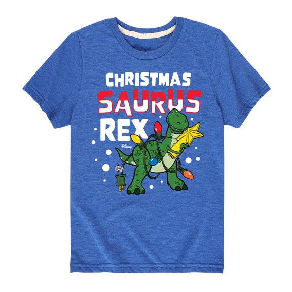Toy Story - Christmas Saurus Rex - Toddler And Youth Short Sleeve Graphic T-Shirt