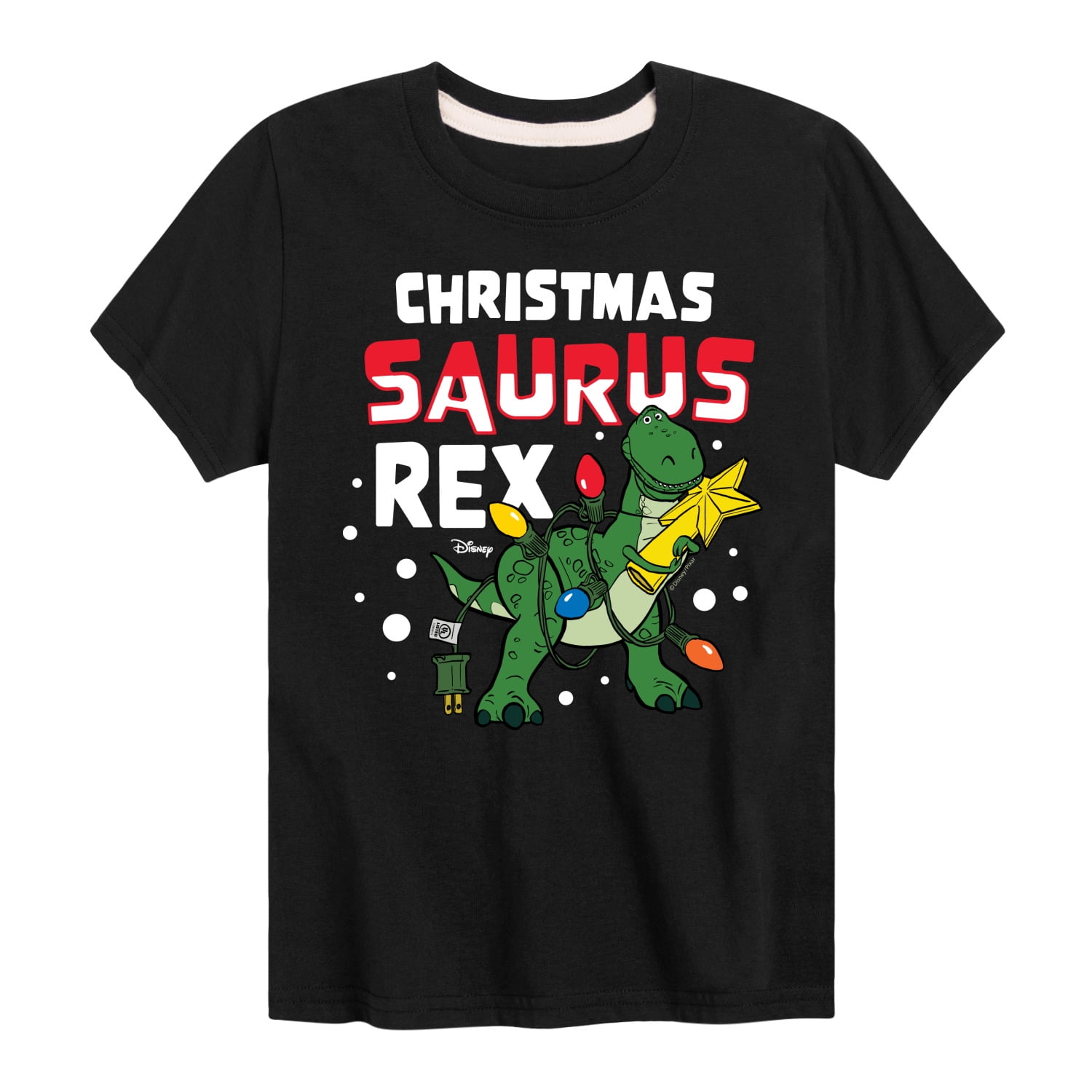 Toy Story - Christmas Saurus Rex - Toddler And Youth Short Sleeve ...