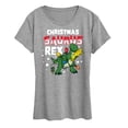 thumbnail image 1 of Toy Story - Christmas Saurus Rex - Women's Short Sleeve Graphic T-Shirt, 1 of 5