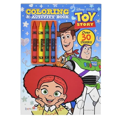Toy Story Coloring & Activity Book W/ Crayons