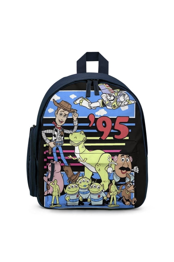 Toy Story Cute Cartoon backpack travel bag adjustable shoulder straps One size