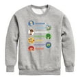 thumbnail image 1 of Toy Story - Days Of The Week - Toddler And Youth Crewneck Fleece Sweatshirt, 1 of 5