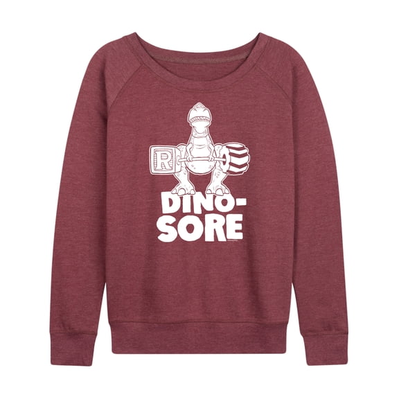 Toy Story - Dino-Sore - Women's Lightweight French Terry Long Sleeve Shirt