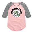 thumbnail image 1 of Toy Story - Dinotastic - Toddler & Youth Girls Raglan Graphic T-Shirt, 1 of 5
