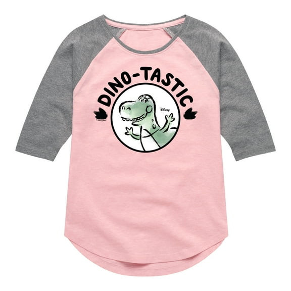 Toy Story - Dinotastic - Toddler & Youth Girls Raglan Graphic T-Shirt