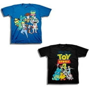 Toy Story Disney's Pixar Shirt - 2 Pack of Toy Story Tees -Buzz Lightyear,Sheriff Woody 2T Royal/Black