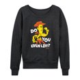 thumbnail image 1 of Toy Story - Do You Even Lift - Women's Lightweight French Terry Long Sleeve Shirt, 1 of 5