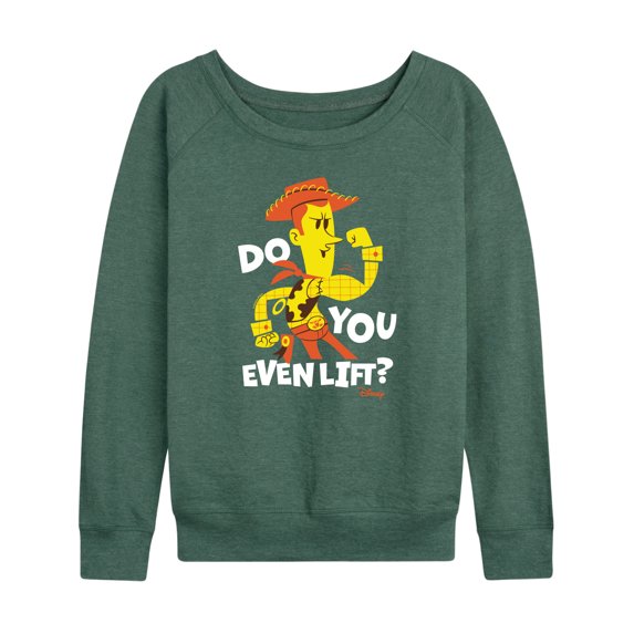 Toy Story - Do You Even Lift - Women's Lightweight French Terry Long Sleeve Shirt