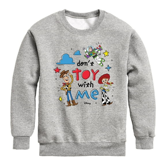 Toy Story - Dont Toy With Me - Toddler & Youth Crewneck Fleece Sweatshirt