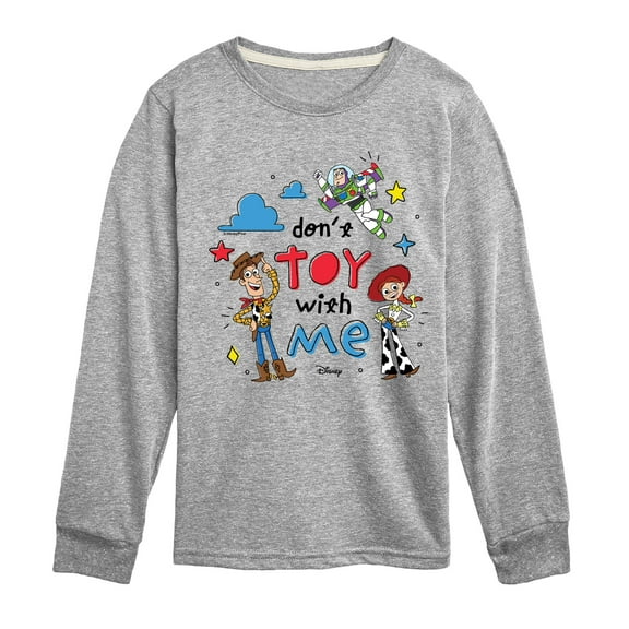 Toy Story - Dont Toy With Me - Toddler & Youth Long Sleeve Graphic T-Shirt