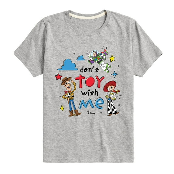 Toy Story - Dont Toy With Me - Toddler & Youth Short Sleeve Graphic T-Shirt