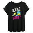 thumbnail image 1 of Toy Story - Double Trouble - Juniors Ideal Flowy Muscle T-Shirt, 1 of 5
