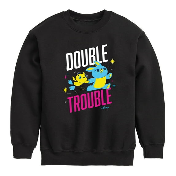 Toy Story - Double Trouble - Toddler & Youth Crewneck Fleece Sweatshirt