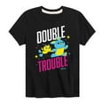 thumbnail image 1 of Toy Story - Double Trouble - Toddler & Youth Short Sleeve Graphic T-Shirt, 1 of 5