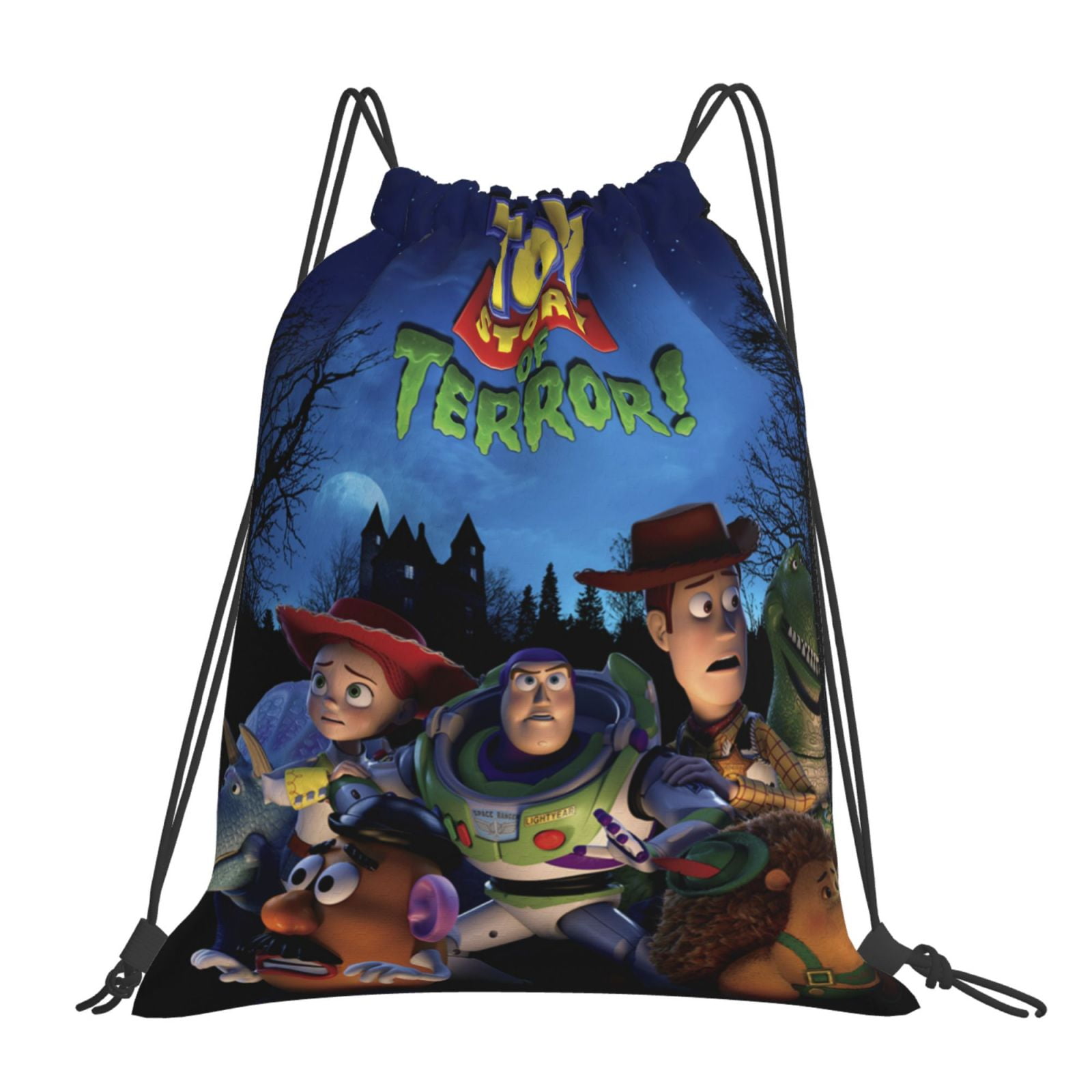 Toy Story Drawstring Backpack Sports Gym Bag Water Resistant String Bag Cinch Bag