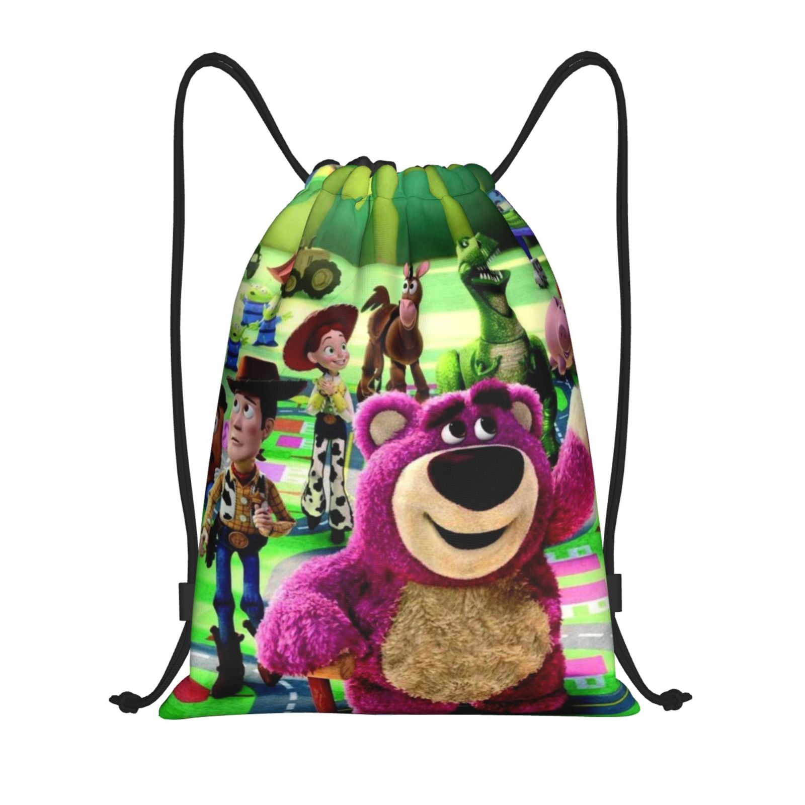 Toy Story Drawstring Backpack Sports Gym Sackpack Water Resistant