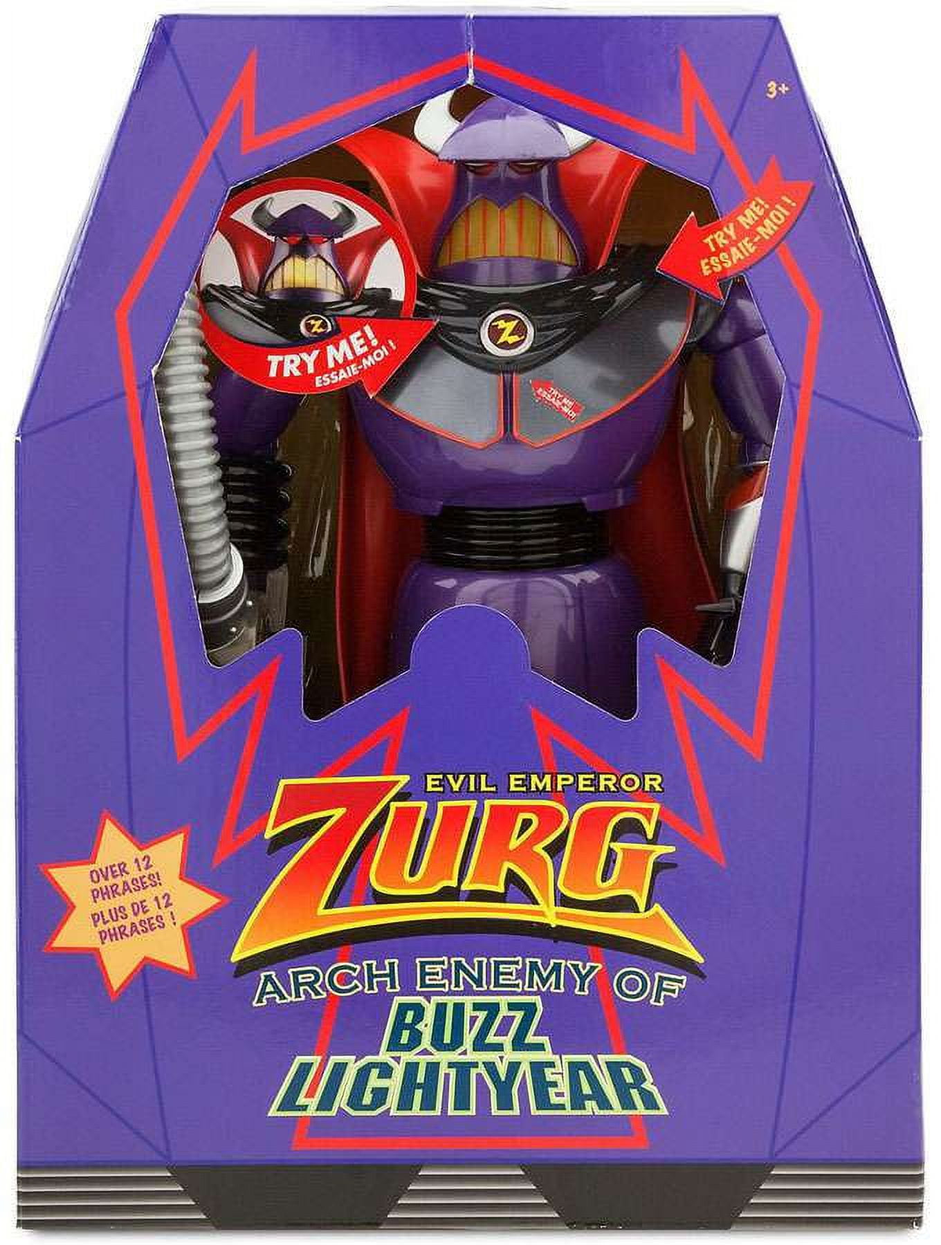 Disney Store Toy Story 2 Emperor Zurg 15” Talking Action Figure