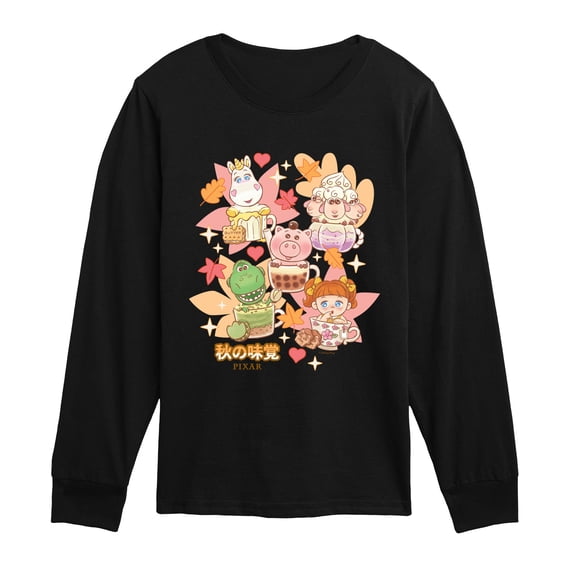 Toy Story - Fall Drink Grid - Youth Boys Long Sleeve Graphic T-Shirt