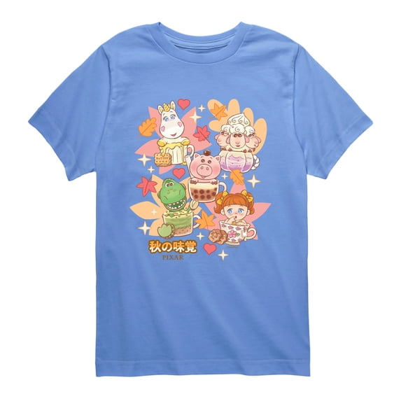 Toy Story - Fall Drink Grid - Youth Boys Short Sleeve Graphic T-Shirt