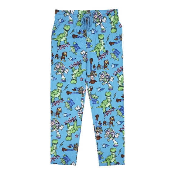 Toy Story Favorite Characters Men’s All-Over Print Sleep Pajama Pants -Large