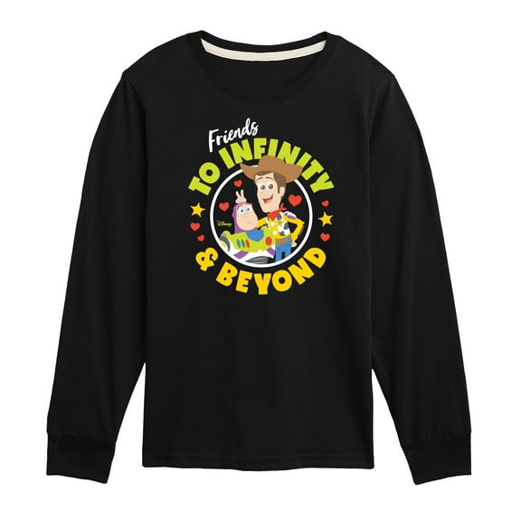 Toy Story - Friends To Infinity - Toddler And Youth Long Sleeve Graphic T-Shirt