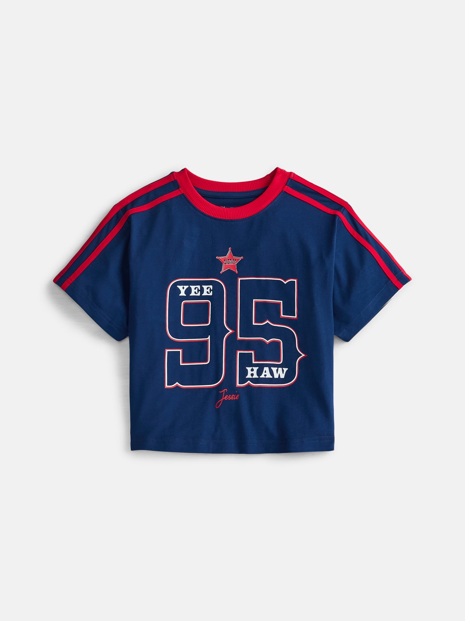 Toy Story Girls Active Graphic Jersey with Short Sleeves, Sizes 4-12
