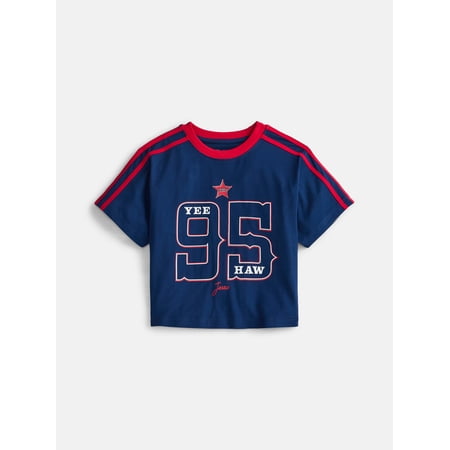 Ghost-Spider Toy Story Girls Active Graphic Jersey with Short Sleeves, Sizes 4-12