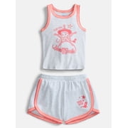 Toy Story Girls Graphic Tank Top and Matching Shorts Set, 2-Piece, Sizes 4-16