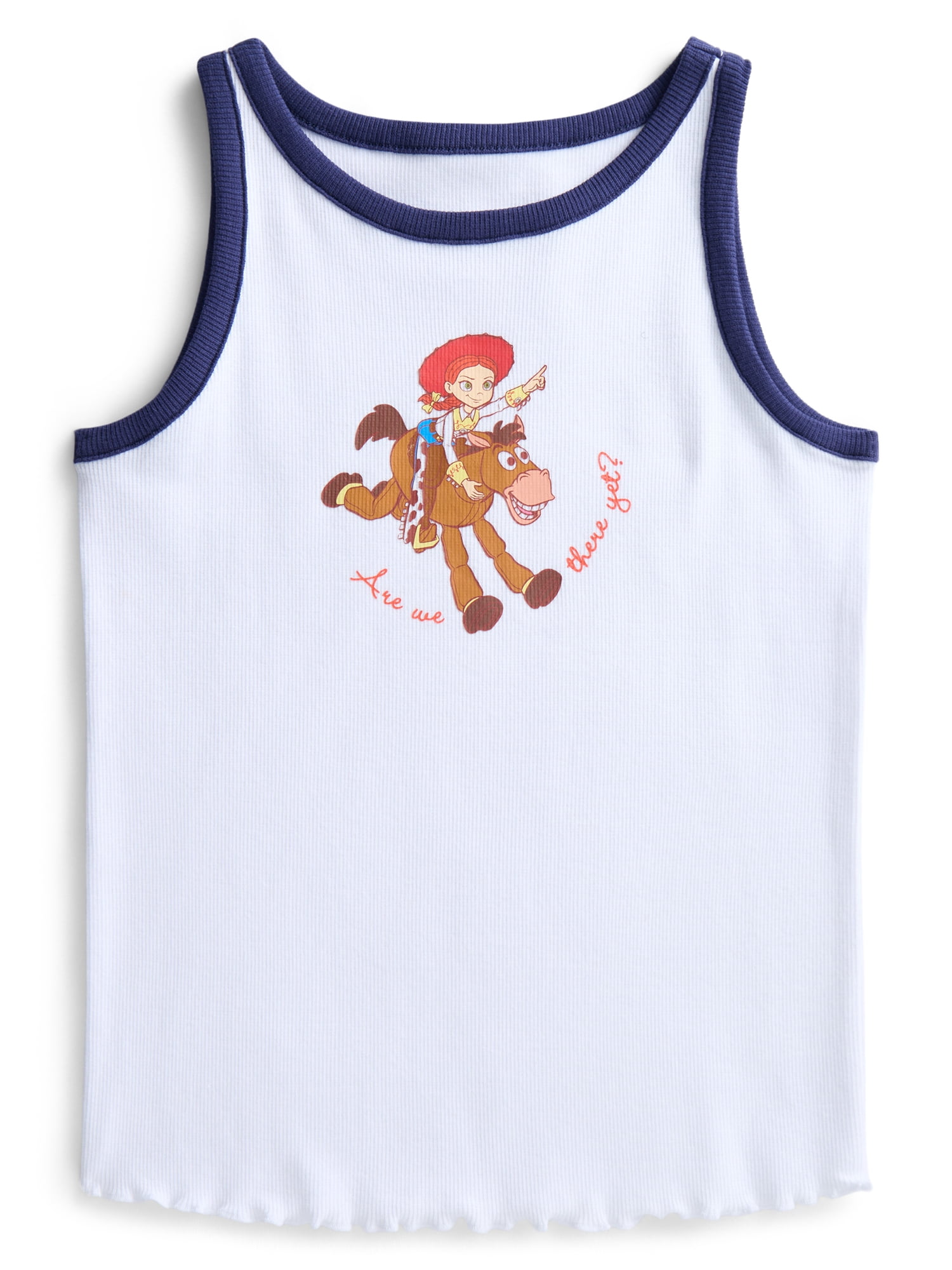 Toy Story Girls Are We There Yet Ringer Graphic Tank Top, Sizes 4-16
