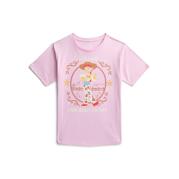 Toy Story Girls New Sheriff In Town Graphic T-Shirt, Sizes 4-16