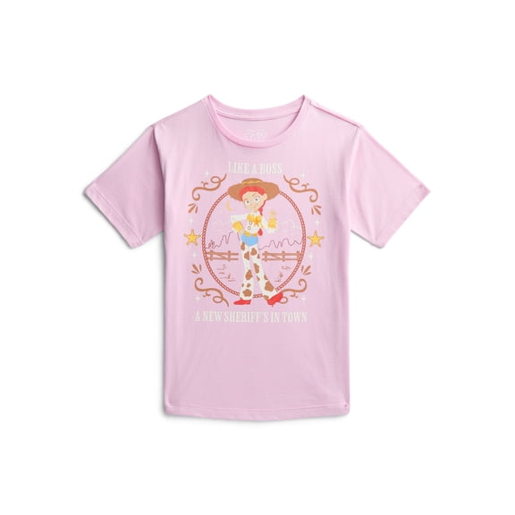 Toy Story Girls New Sheriff In Town Graphic T-Shirt, Sizes 4-16