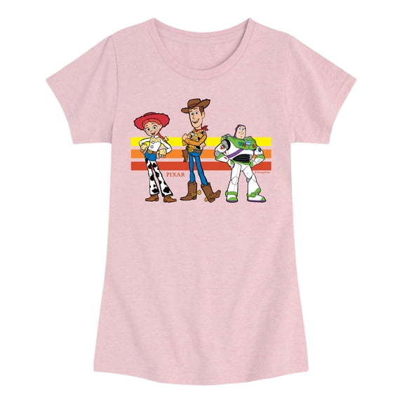 Toy Story - Group - Youth Girls Fitted Short Sleeve T-Shirt