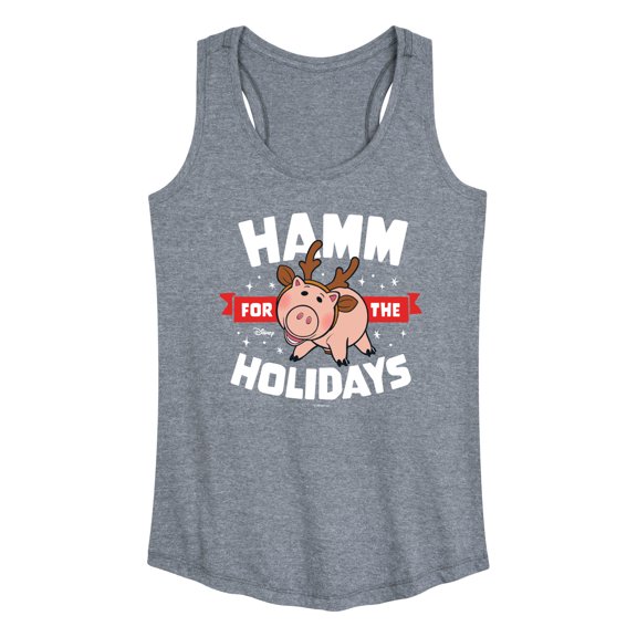 Toy Story - Hamm For The Holidays - Women's Racerback Tank Top