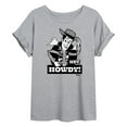 thumbnail image 1 of Toy Story - Hey Howdy - Juniors Ideal Flowy Muscle T-Shirt, 1 of 5