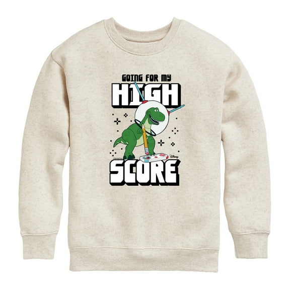 Toy Story - High Score - Toddler & Youth Crewneck Fleece Sweatshirt