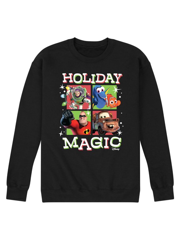 - Holiday Magic Buzz Tow Mater Dory Nemo and Mr. Incredible Men's Graphic Fleece Sweatshirt