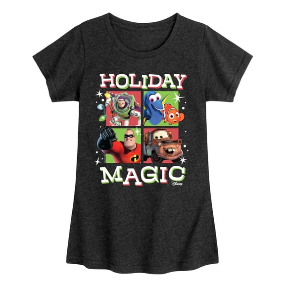 Toy Story - Holiday Magic - Toddler & Youth Girls Short Sleeve Graphic T-Shirt