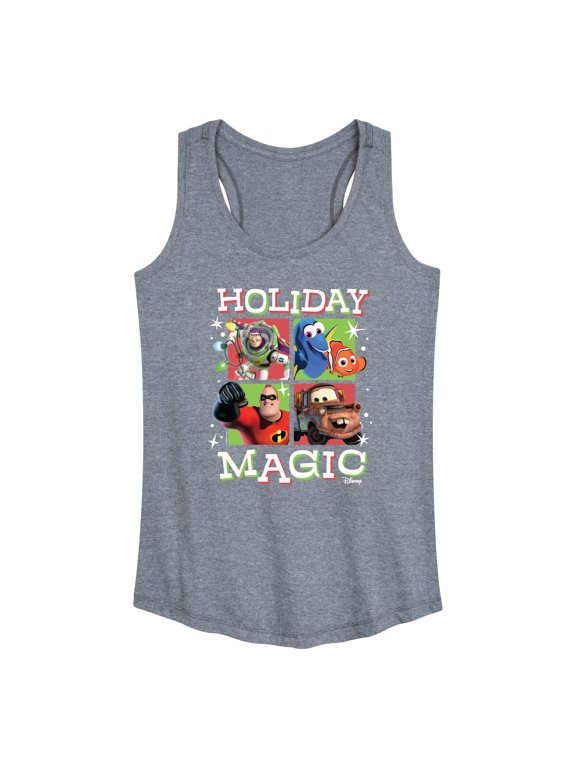 - Holiday Magic Women's Graphic Racerback Tank