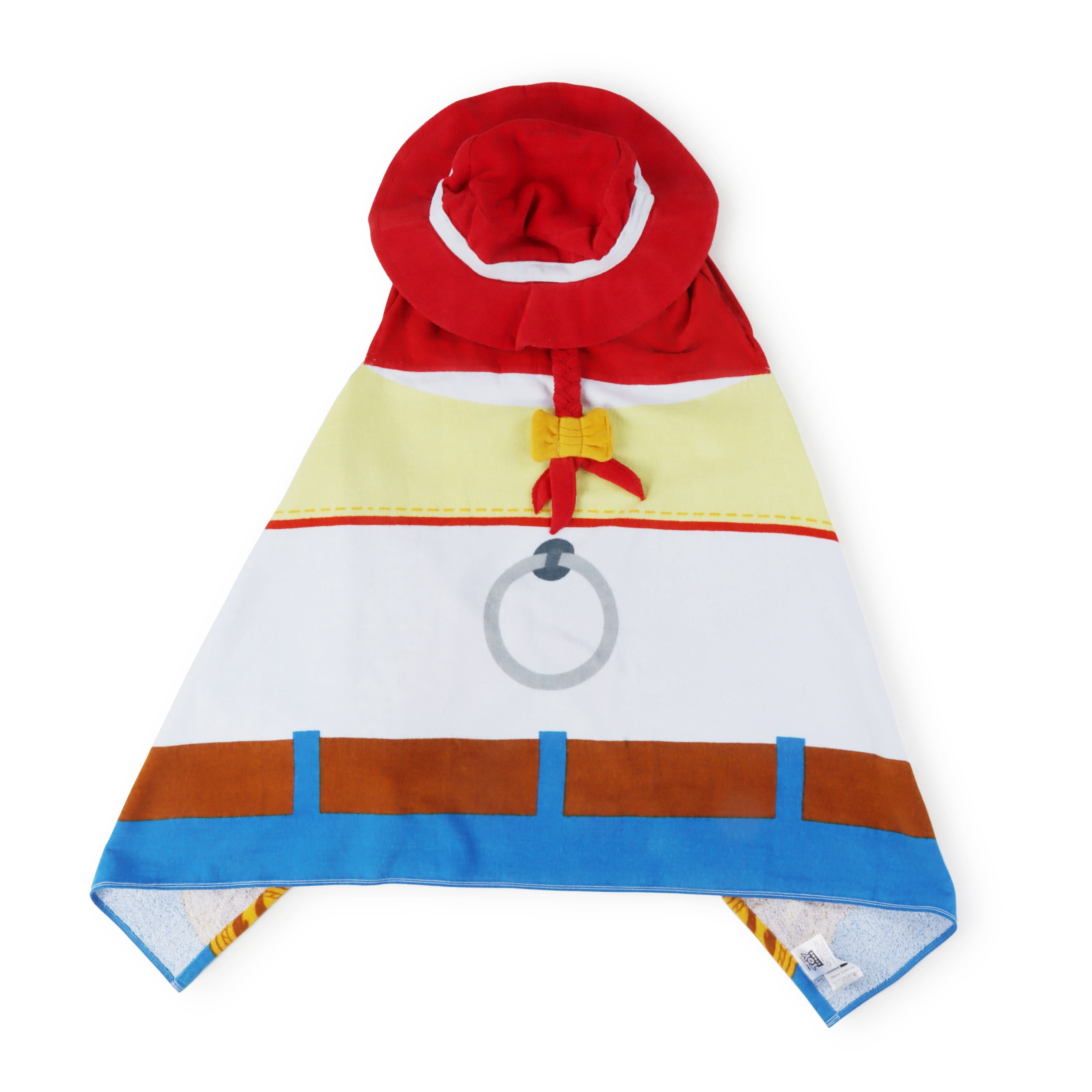 Disney Toy Story Jessie Kids Hooded Towel, Cotton, Multicolor, 22" x 51"