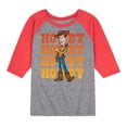 thumbnail image 1 of Toy Story - Howdy Woody Art - Toddler And Youth Raglan Graphic T-Shirt, 1 of 6