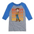 thumbnail image 1 of Toy Story - Howdy Woody Art - Toddler And Youth Raglan Graphic T-Shirt, 1 of 6