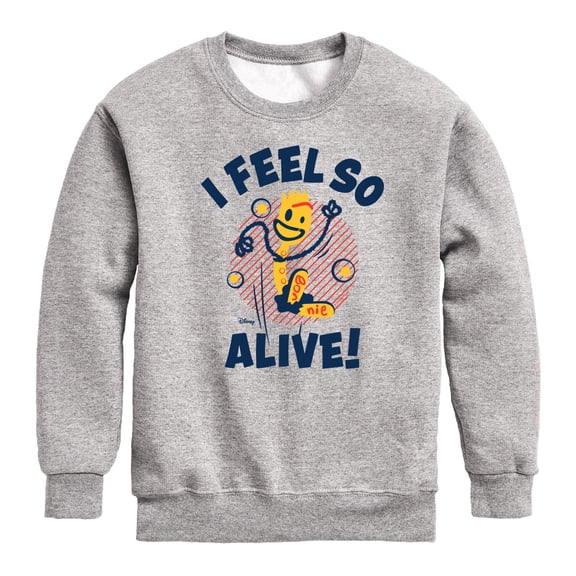 Toy Story - I Feel So Alive - Toddler & Youth Crewneck Fleece Sweatshirt