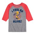 thumbnail image 1 of Toy Story - I Feel So Alive - Toddler & Youth Raglan Graphic T-Shirt, 1 of 6