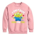 thumbnail image 1 of Toy Story - I Only Have Eyes For You - Toddler And Youth Crewneck Fleece Sweatshirt, 1 of 4