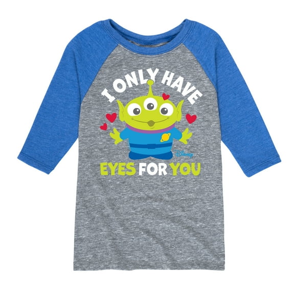 Toy Story - I Only Have Eyes For You - Toddler And Youth Raglan Graphic T-Shirt