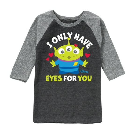 Toy Story - I Only Have Eyes For You - Toddler And Youth Raglan Graphic T-Shirt