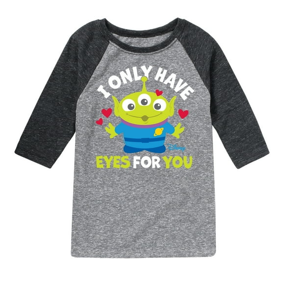Toy Story - I Only Have Eyes For You - Toddler And Youth Raglan Graphic T-Shirt