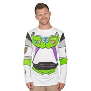 MAD ENGINE Buzz Lightyear White Long Sleeve T-Shirt For Men’s & Women’s