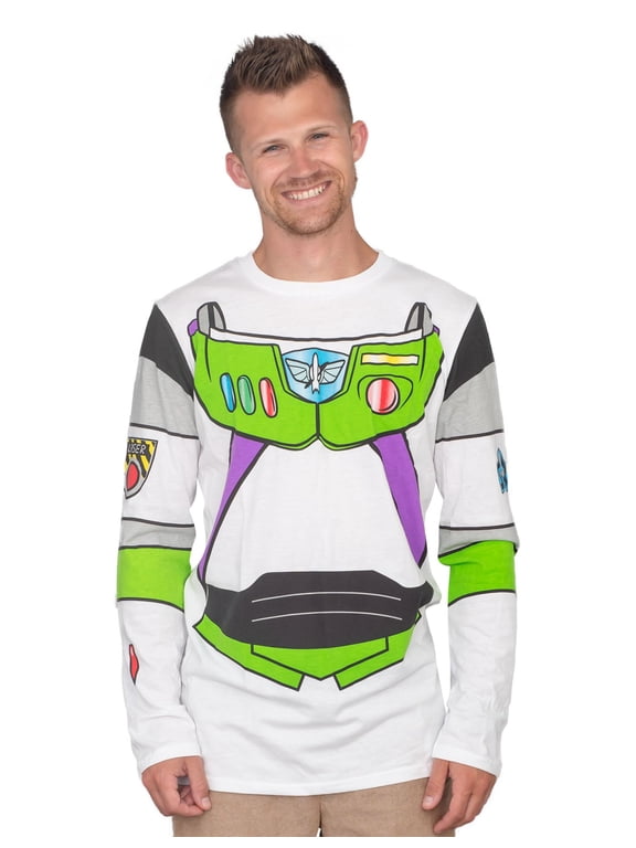 Buzz Lightyear White Long Sleeve T-Shirt For Men’s & Women’s